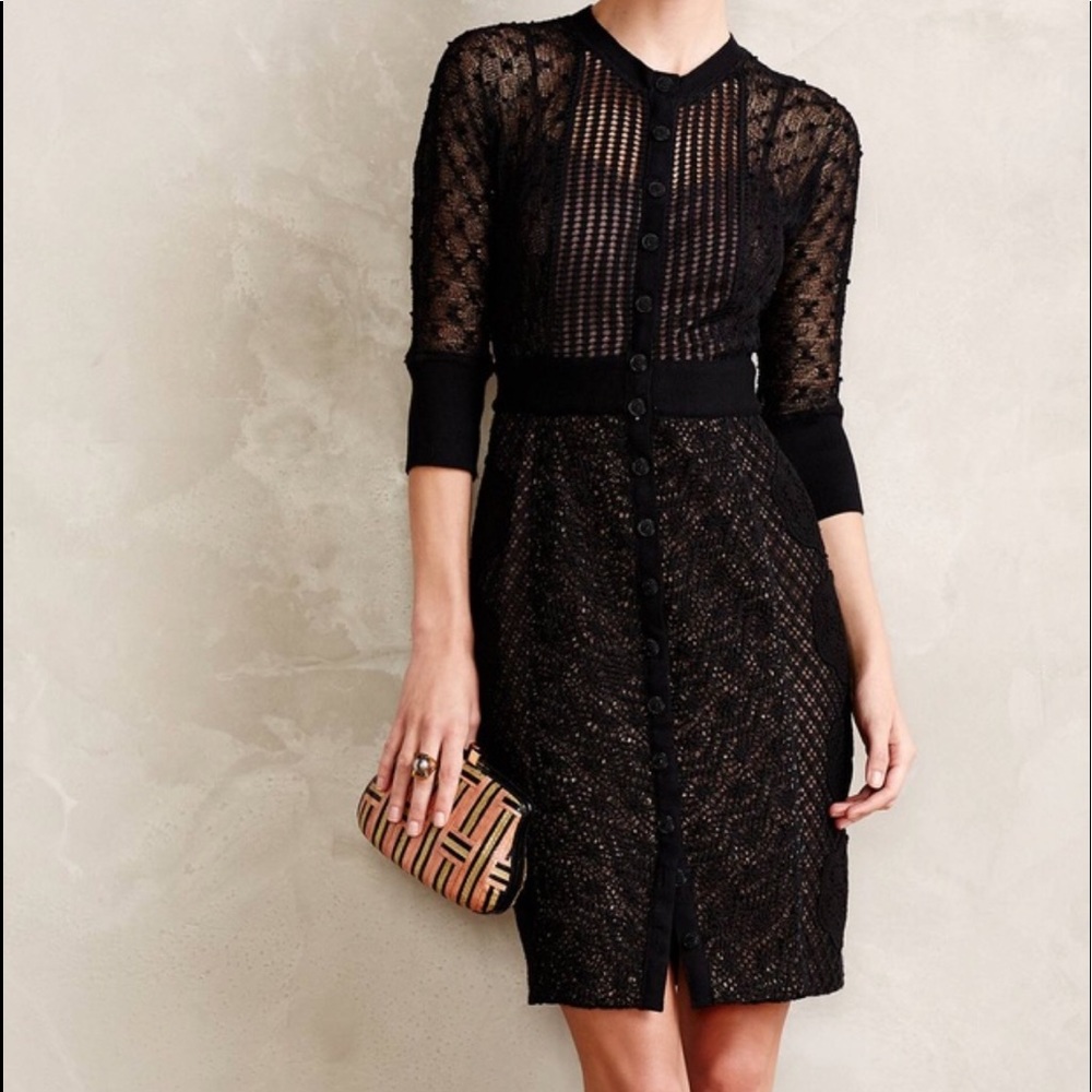 Black BYRON LARS Beguile Mona Cocktail Dress